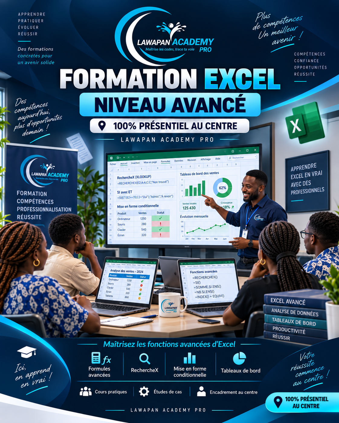Excel Avancé - au centre