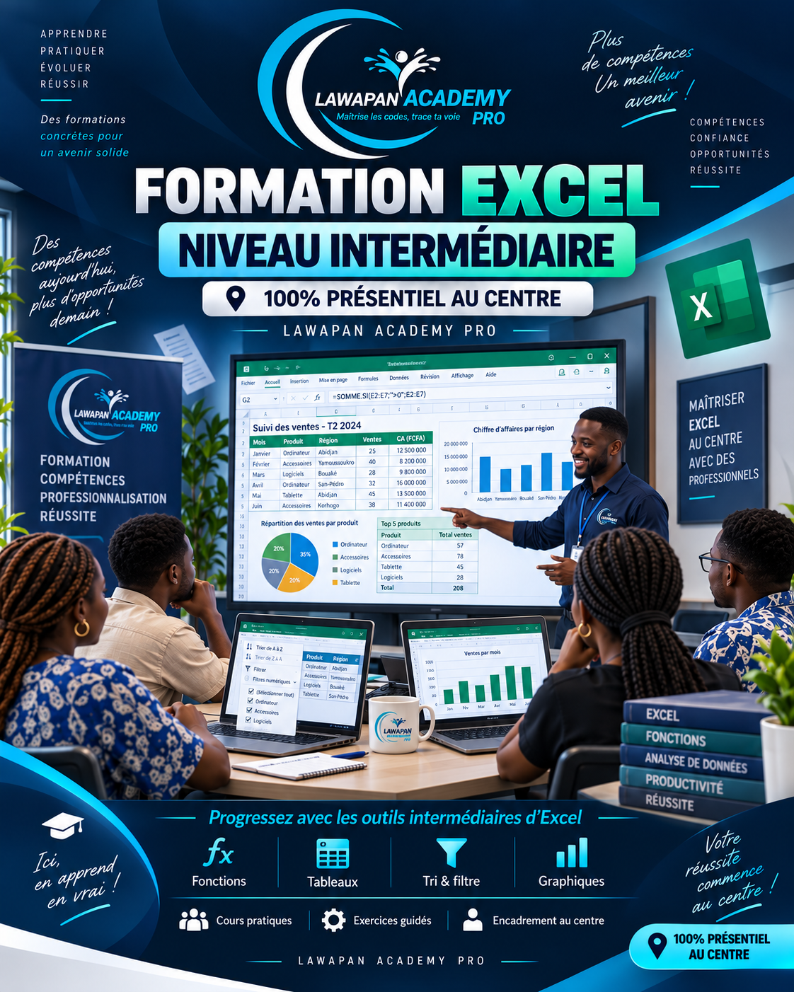 Excel Intermédiaire - au centre