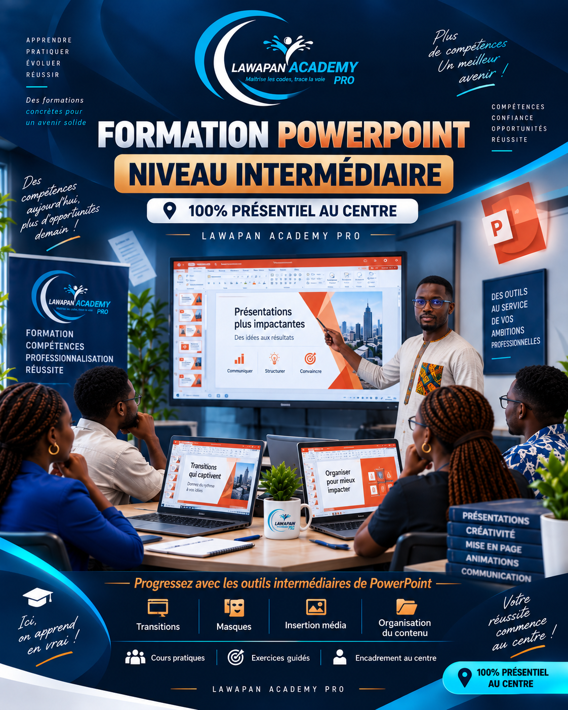 PowerPoint Intermédiaire - au centre