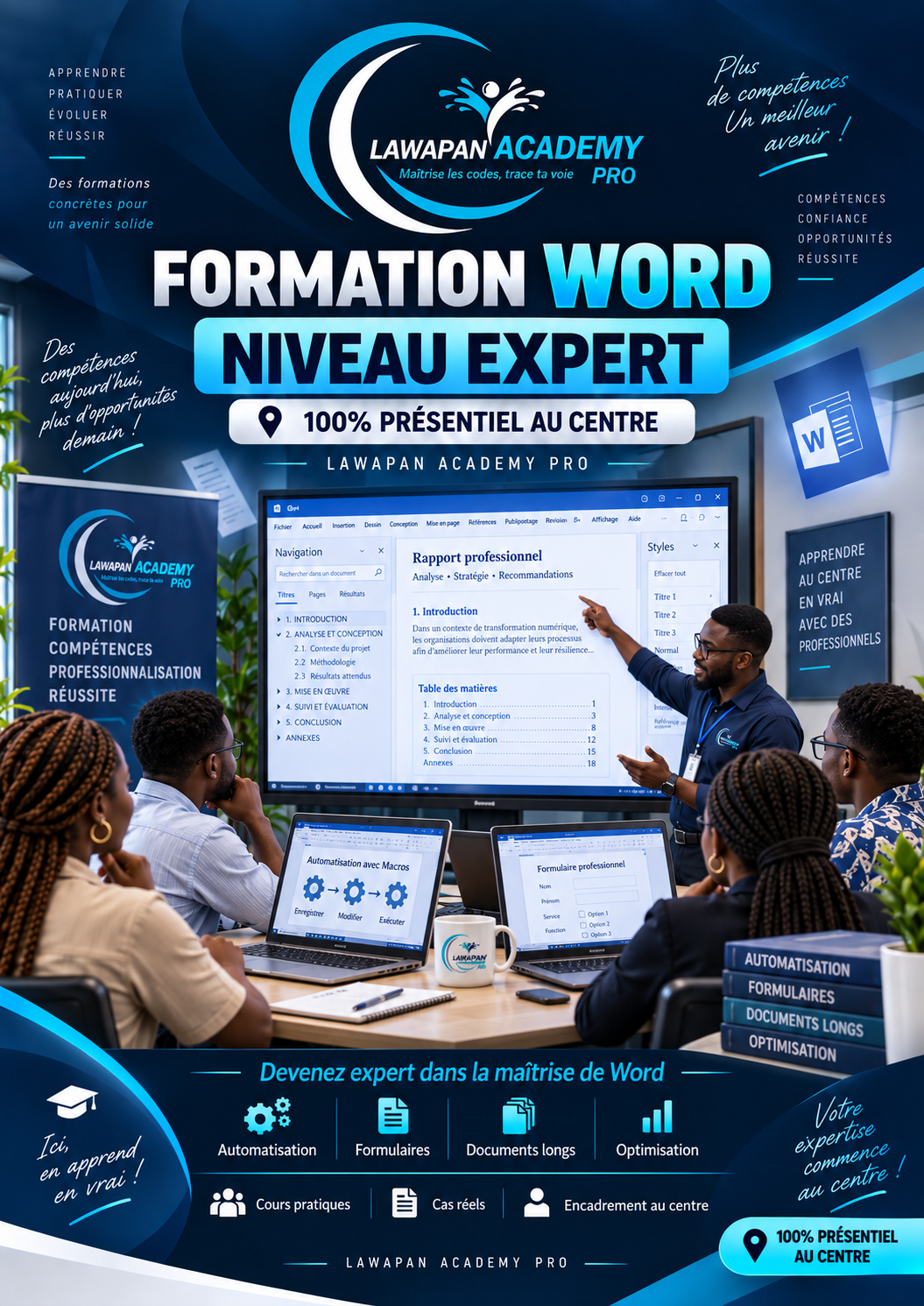 Word Expert - au centre
